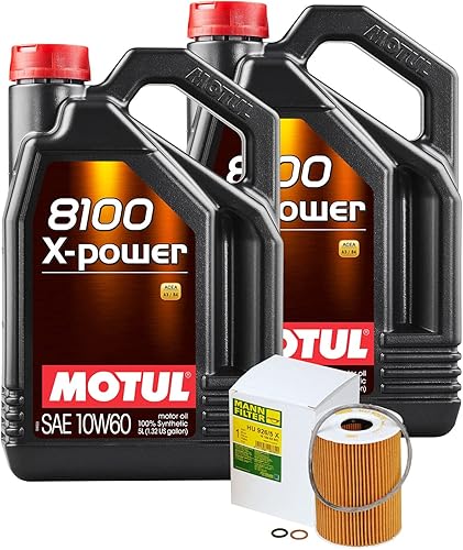 Miniatura 1 de 10L 8100 X-POWER 10W-60 Filtro Motor Motor Kit de aceite E60 M5 S85B50A compatible con BMW