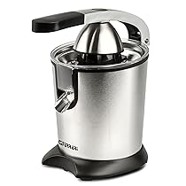 G3 Ferrari G20152 Spremiagrumi “Ribera INOX”, 85 Watt, 600 cc, Filtro INOX, Corpo INOX