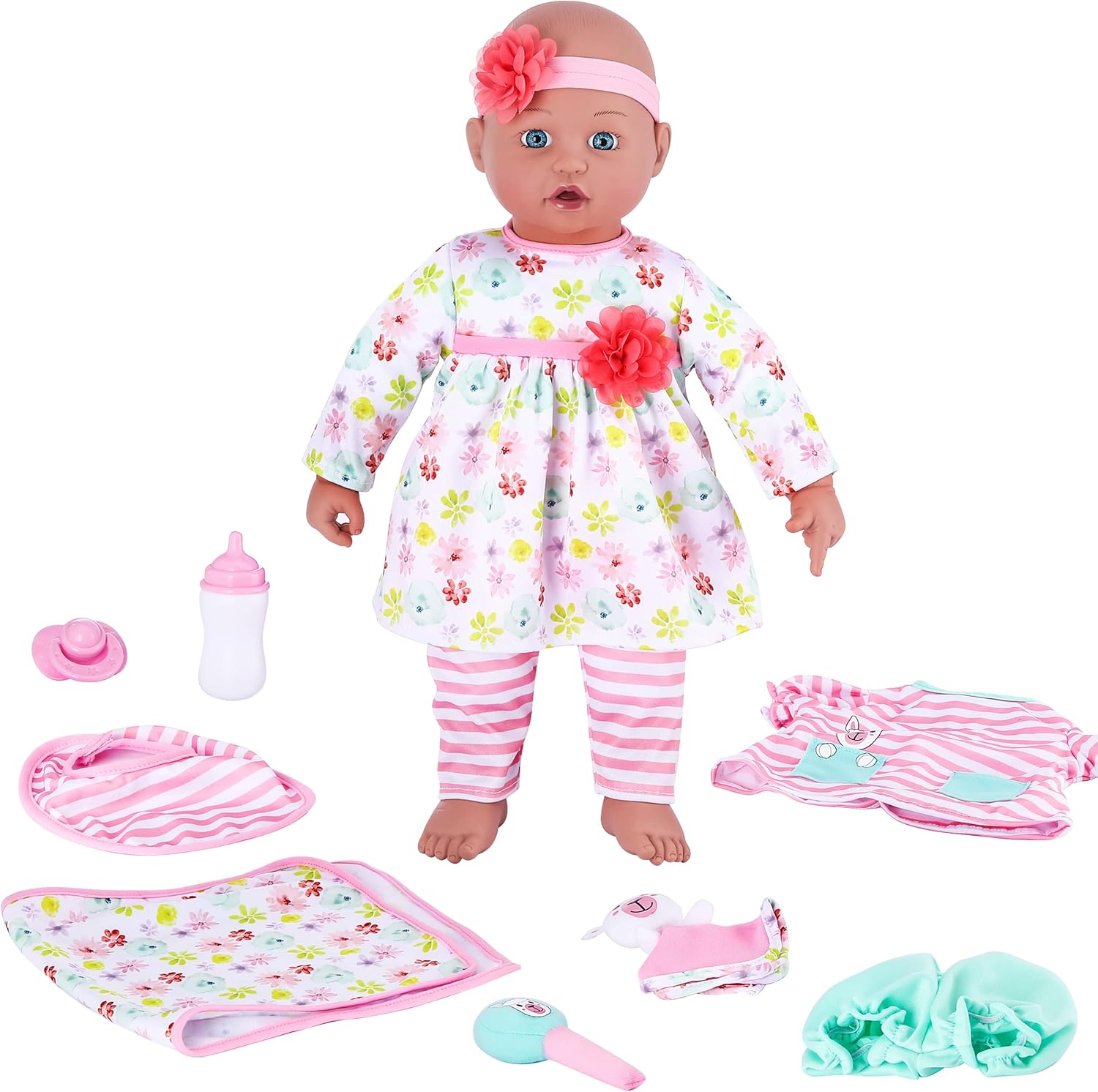 KOOKAMUNGA KIDS 18” Baby Doll Set Realistic Baby Doll Baby Dolls