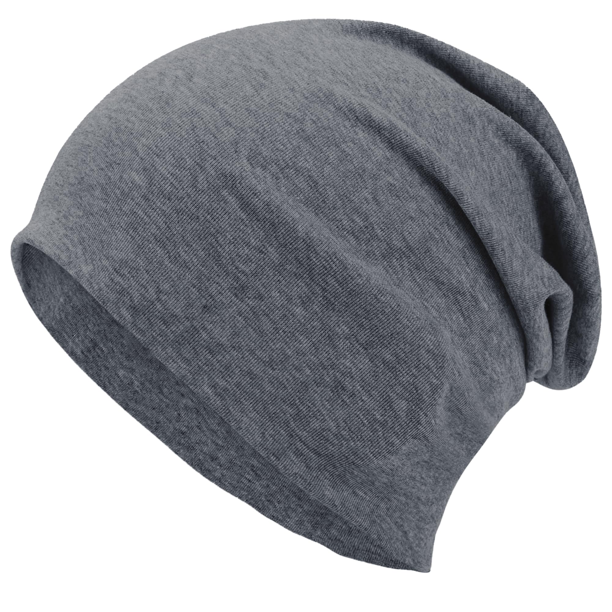 ROYBENS 100% Cotton T-Shirt Beanie for Women Men Slouchy Beanies Soft Hipster Daily Hat Lightweight Skull Cap — view 13