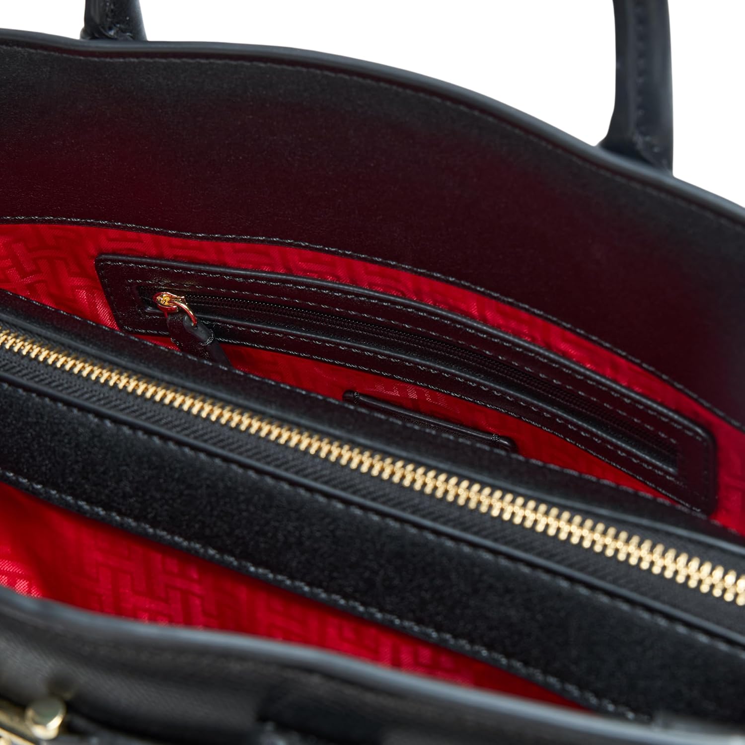 Halston Jerry Embossed Pebble Top Zip Satchel - Image 5