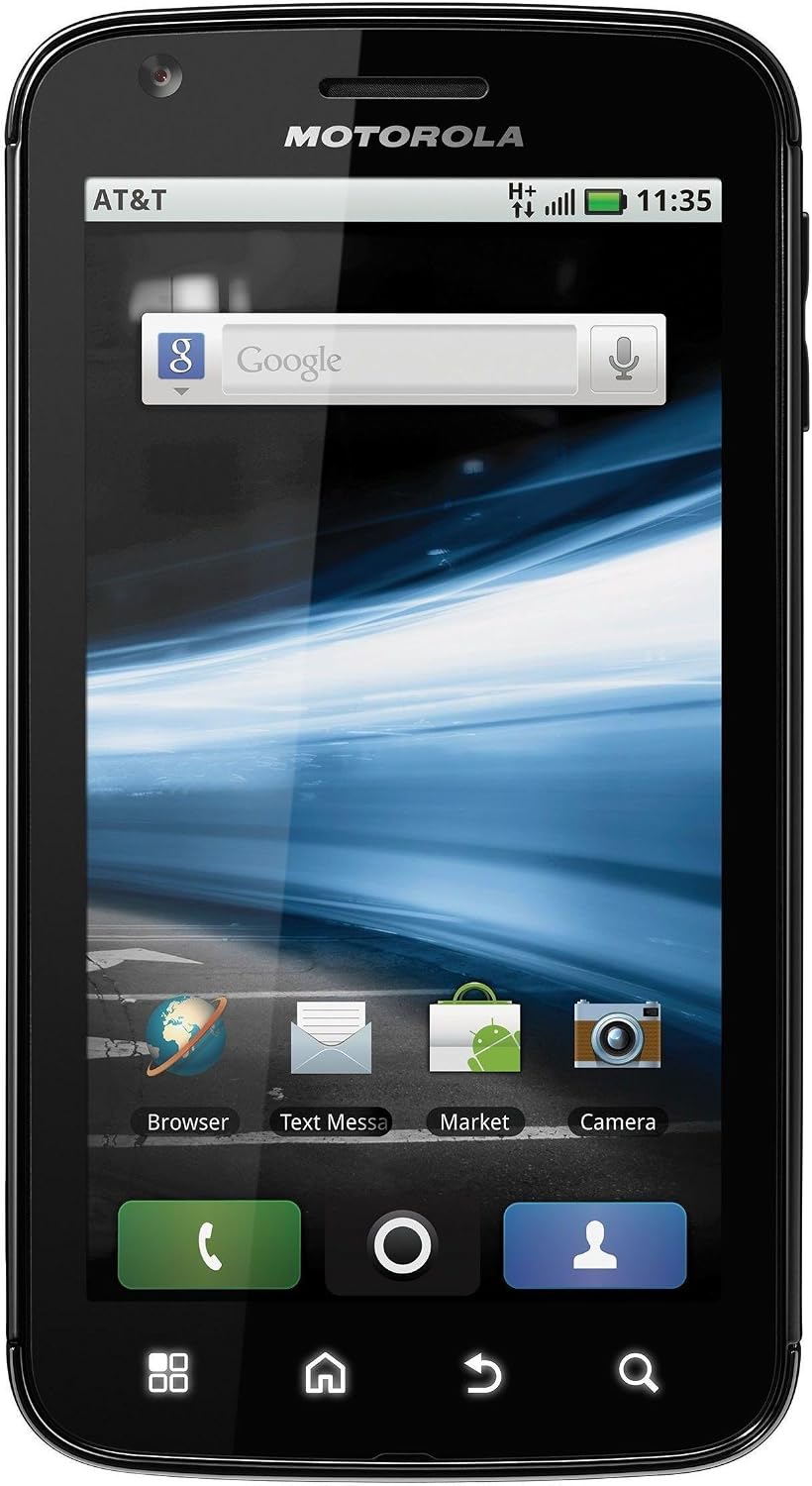 Motorola Atrix 4G MB861 Unlocked GSM Phone with Android 2.2 OS, Dual Core, 5MP Camera, GPS, Wi-Fi and Bluetooth - Black