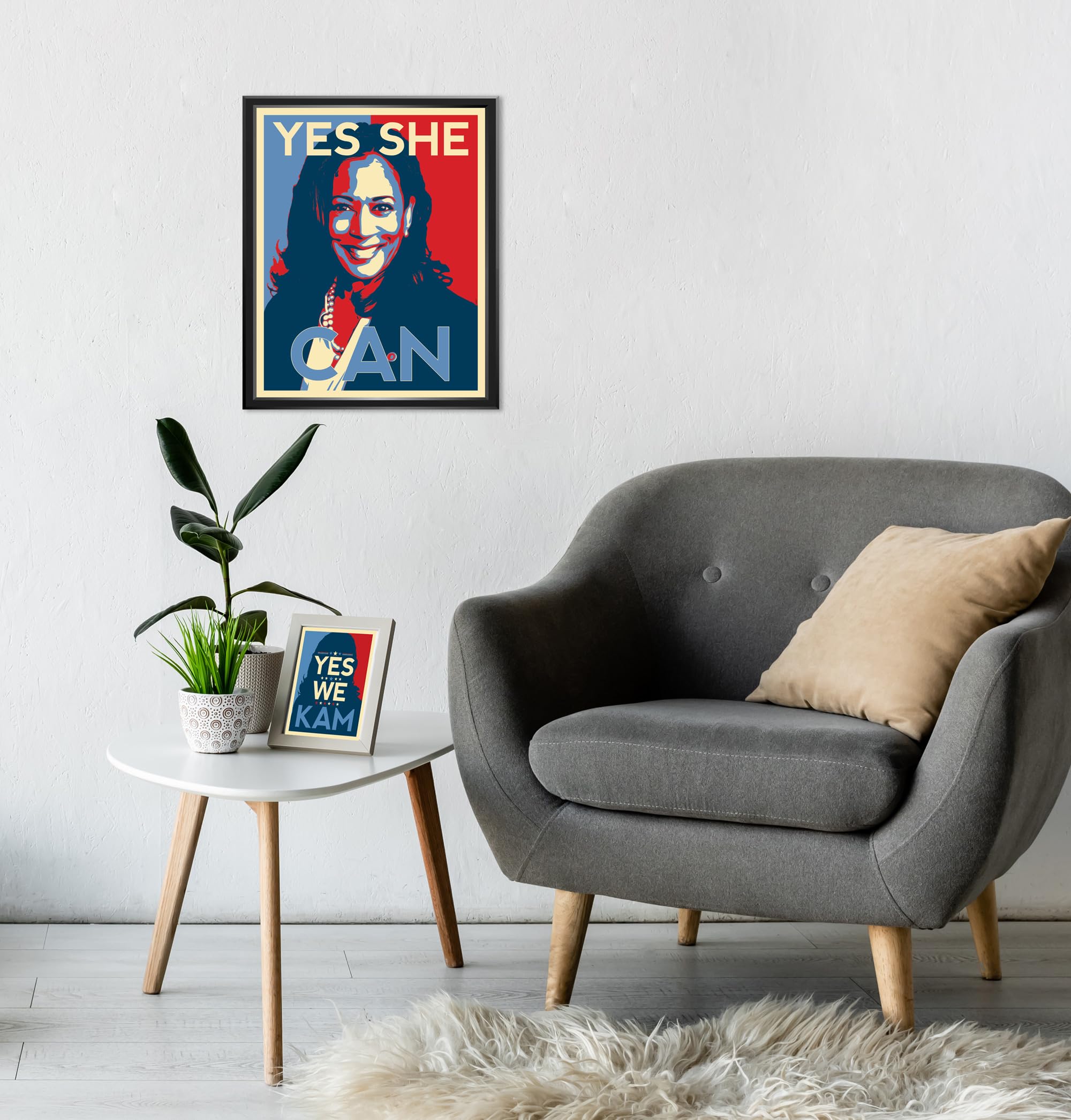 Kamala Harris Zitat Blechschild 30x20cm - Vintage Wanddekoration Für Bar & Wohnzimmer