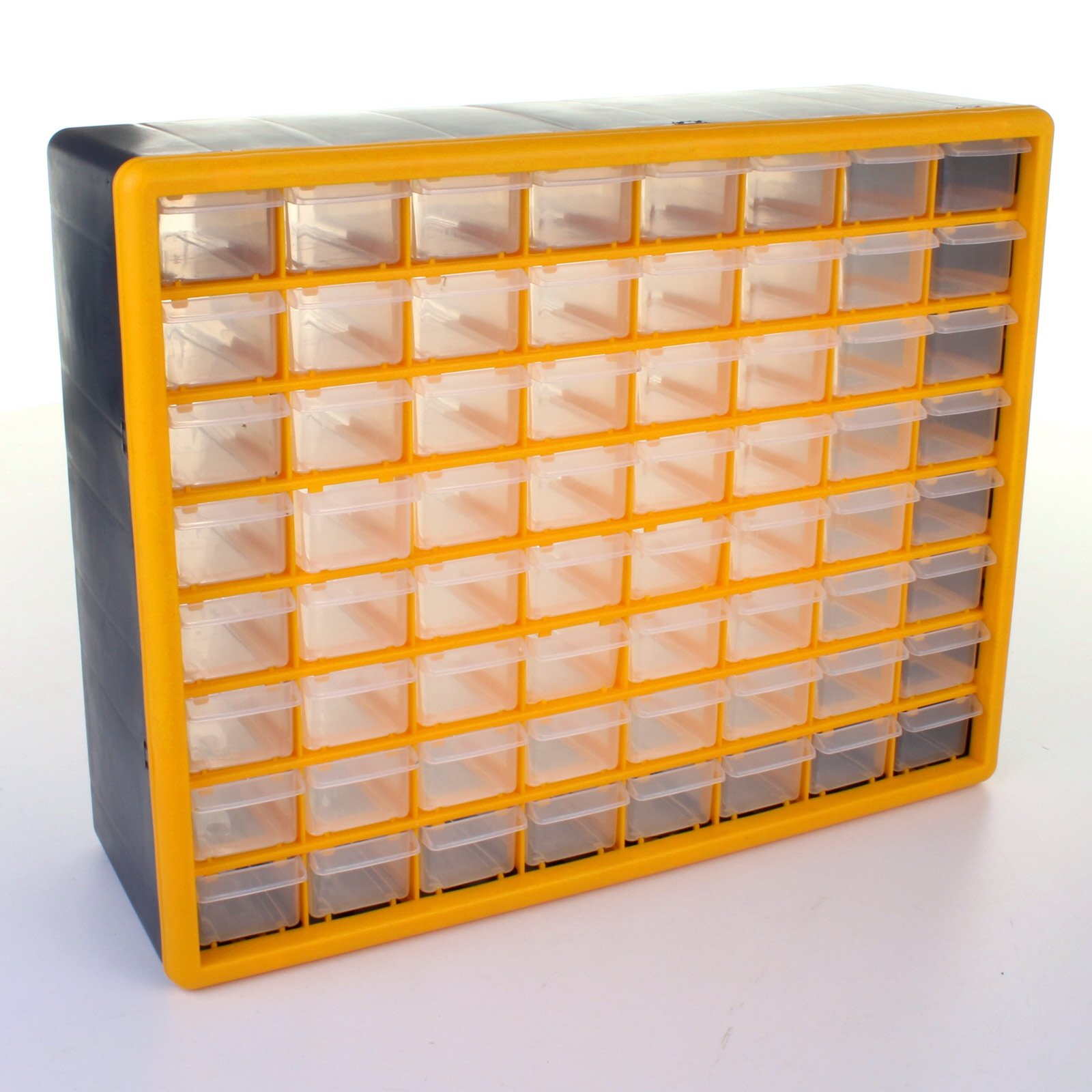 Stackable Hardware Drawers Parts Organizer 16-Drawer Small Cabinet - Stackable Hardware Storage ...