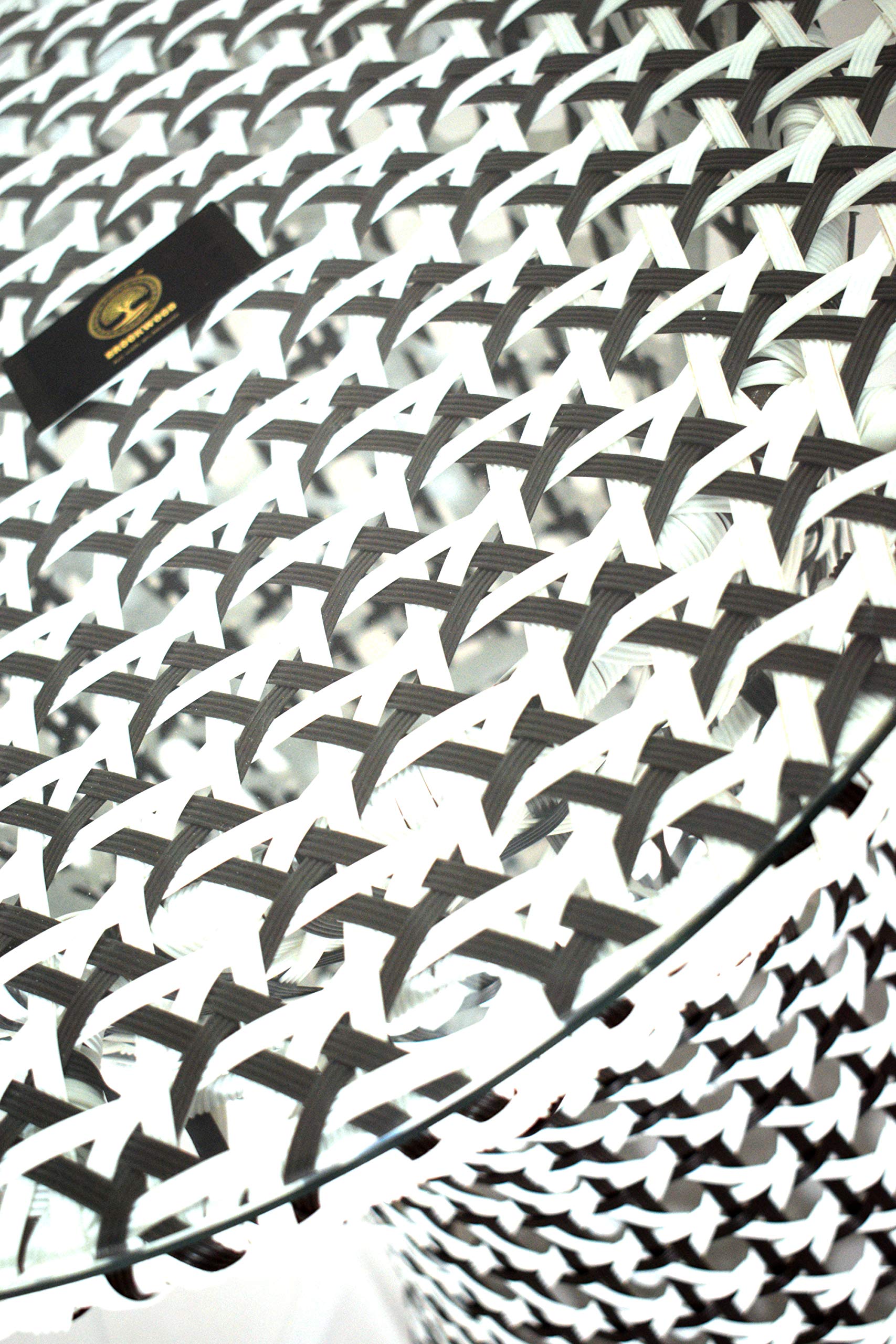 Brookwood - Outdoor Furniture Patio Set - BIRDNEST - White Brown (1 Table Without Glass, White & Brown) 1