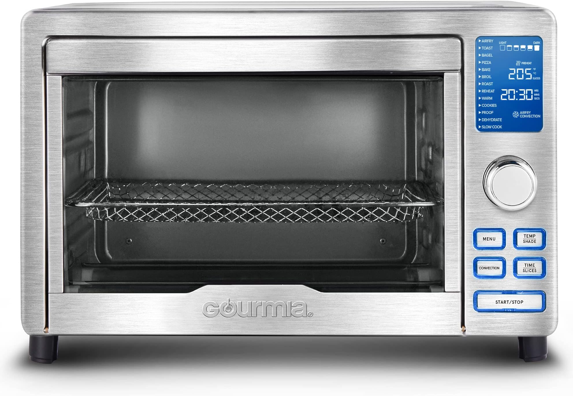 Gourmia Digital Stainless Steel Toaster Oven Air Fryer