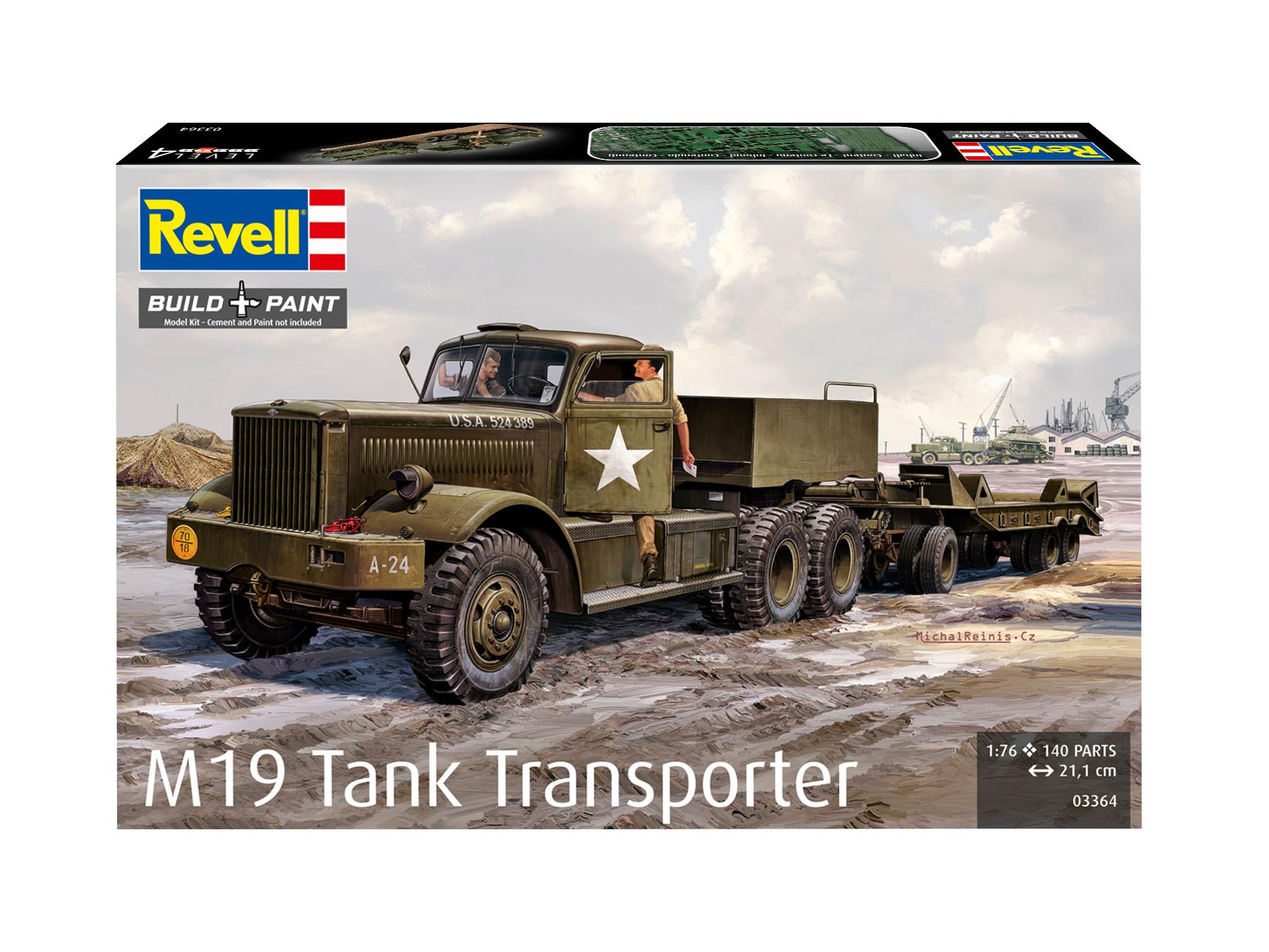 Amazon | ドイツレベル(Revell) 1/76 M19戦車運搬車 プラモデル 03364