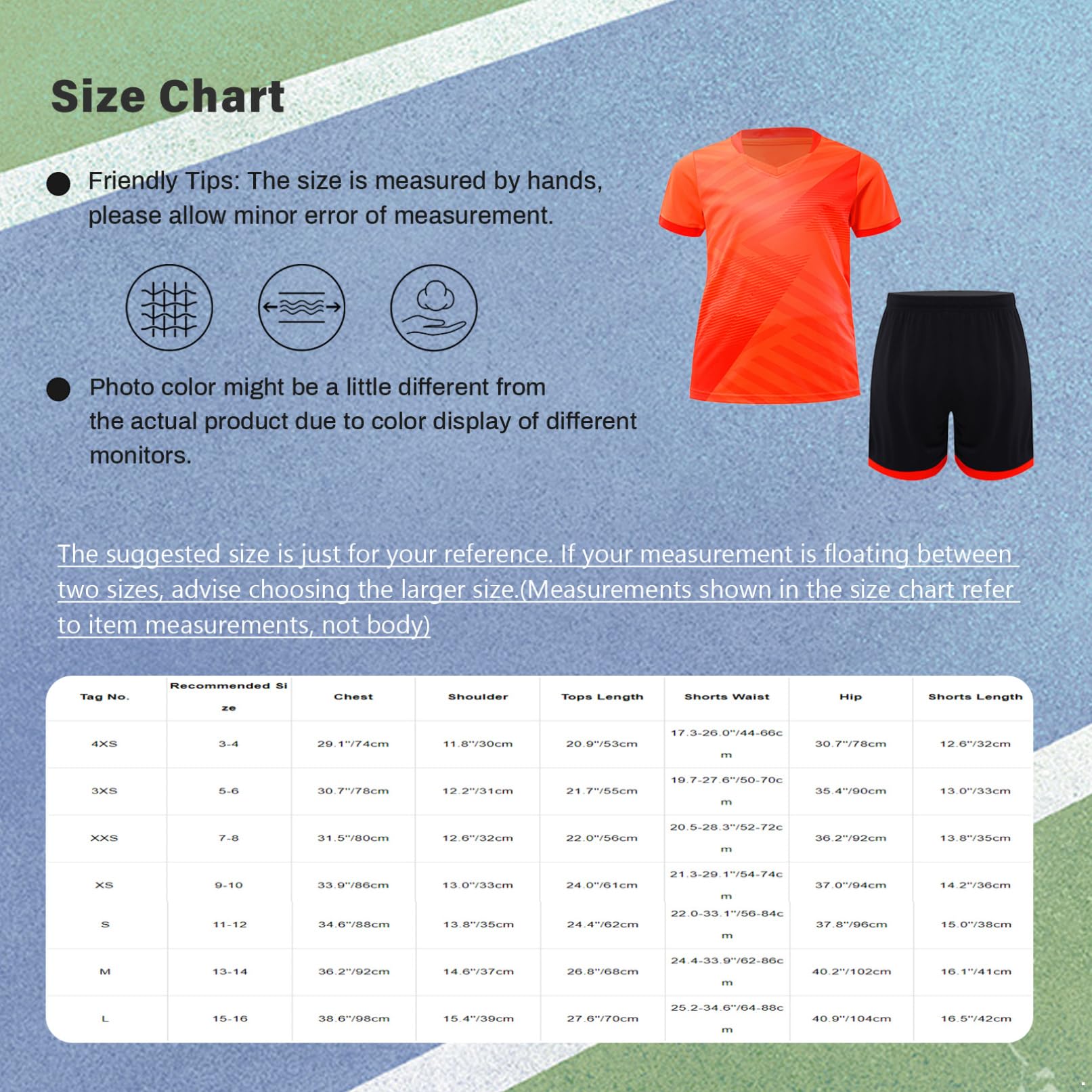 TiaoBug Enfant Garçons Maillot de Foot Survêtement de Sport T-Shirt Athletics Sports Compression et Short de Sport Fitness Running Maillot Barcelone Sportwear 3-16 Ans