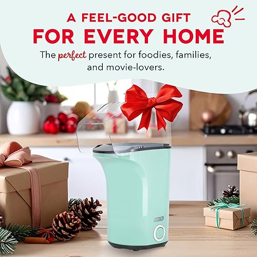 Miniatura 9 de DASH Máquina de palomitas de maíz de aire caliente con taza medidora para porcionar granos de maíz para palomitas + mantequilla derretida, 16 tazas