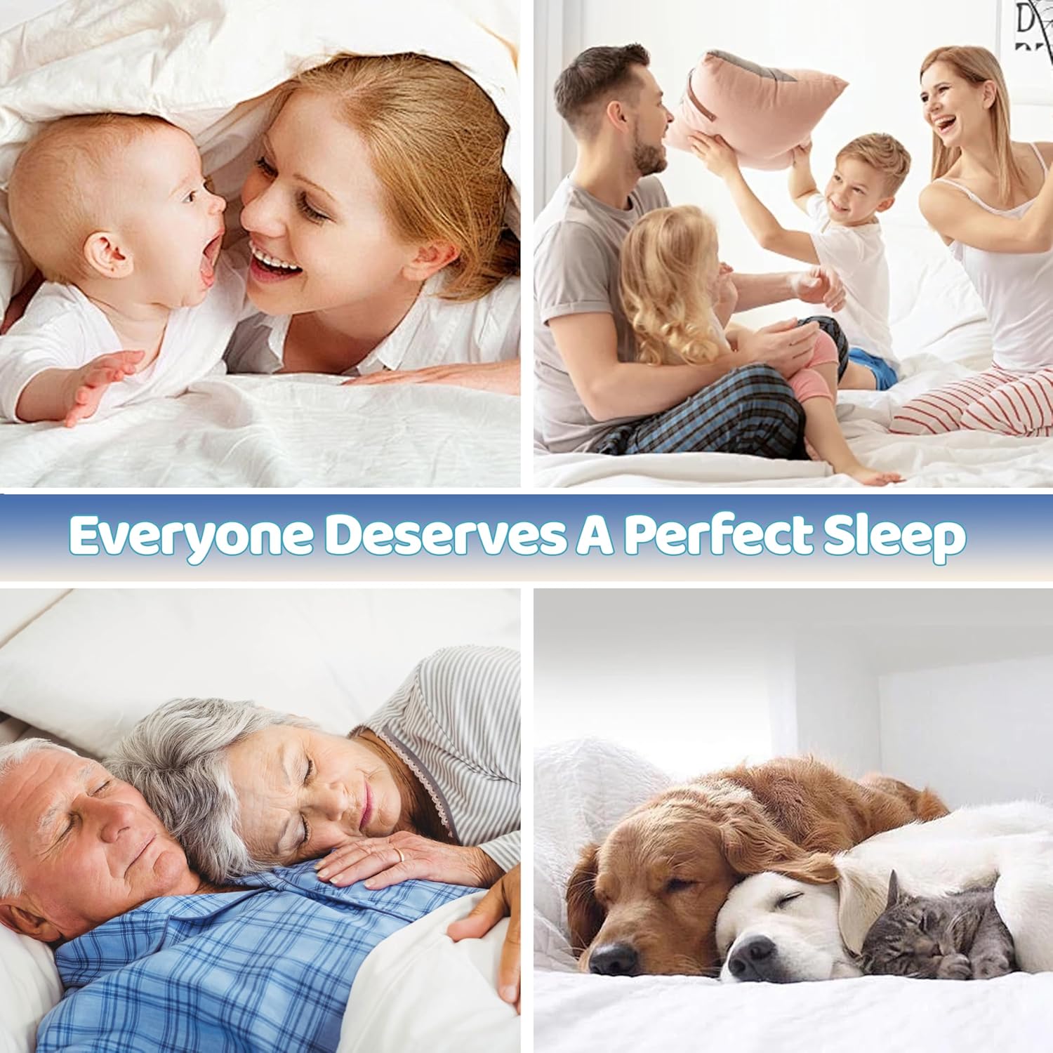 4 Inch Memory Foam Mattress Topper King, 2" Cooling Gel Memory Foam + 2" Plush Pillow Top Mattress Pad, 2-in-1 Dual Layer Design, Medium-Firm, Pressure Relief Back Pain Support