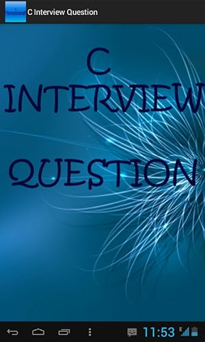 C Interview Question