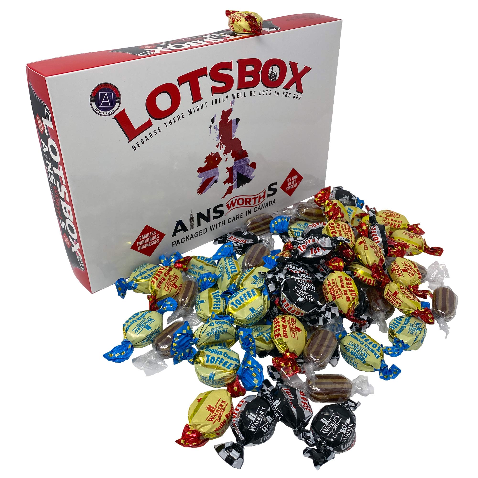 Toffee Sweets Gift Box | Liquorice, Brazil Nut, Original 100g