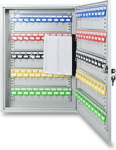 FIS® Key Box Steel, Size: 550x375x80mm, 100 Keys Holder Capacity ...