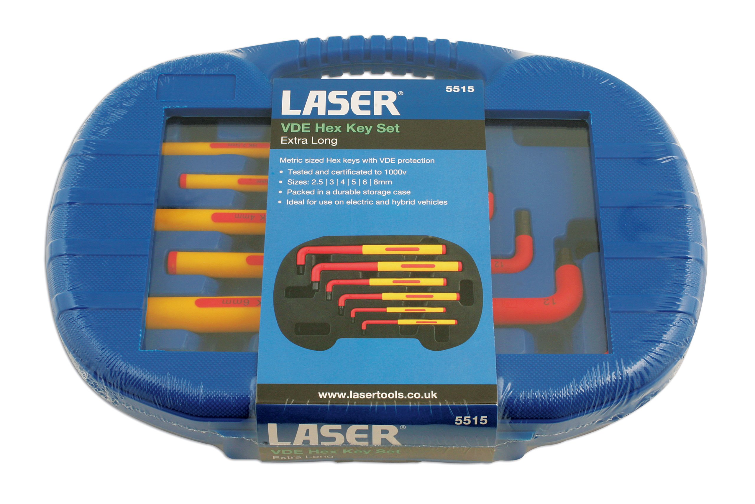 Laser 5515 Extra Long-VDE-Jeu de clés Allen