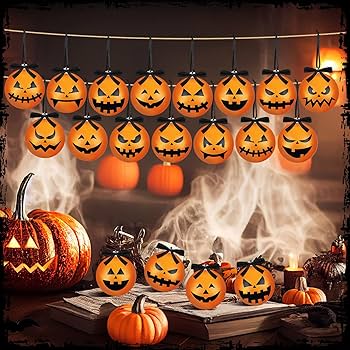 Amazon.co.jp: Lenwen 24個 ハロウィンオーナメント ツリー
