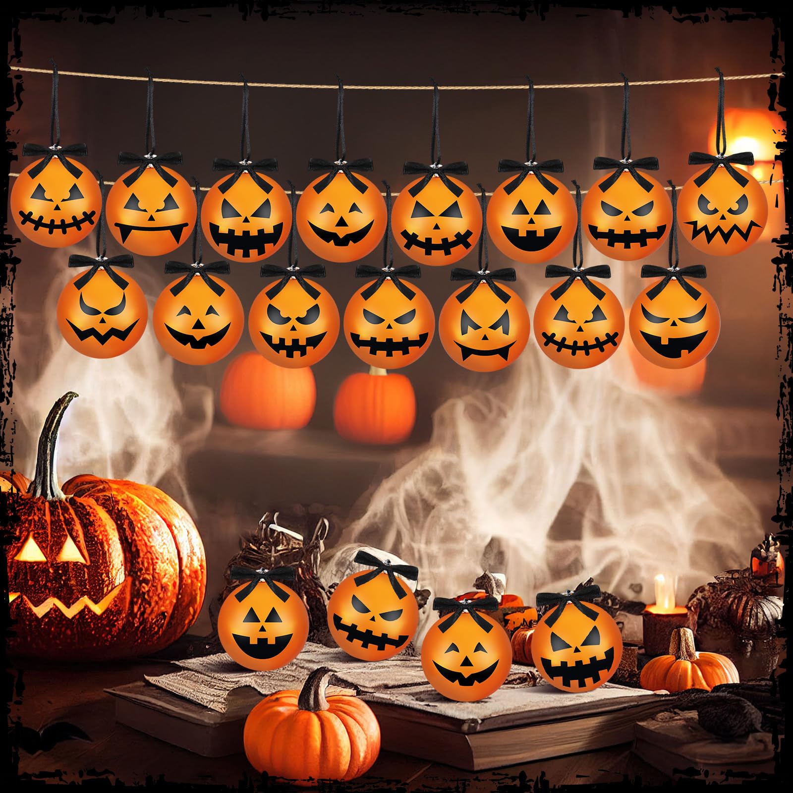 Amazon.co.jp: Lenwen 24個 ハロウィンオーナメント ツリー