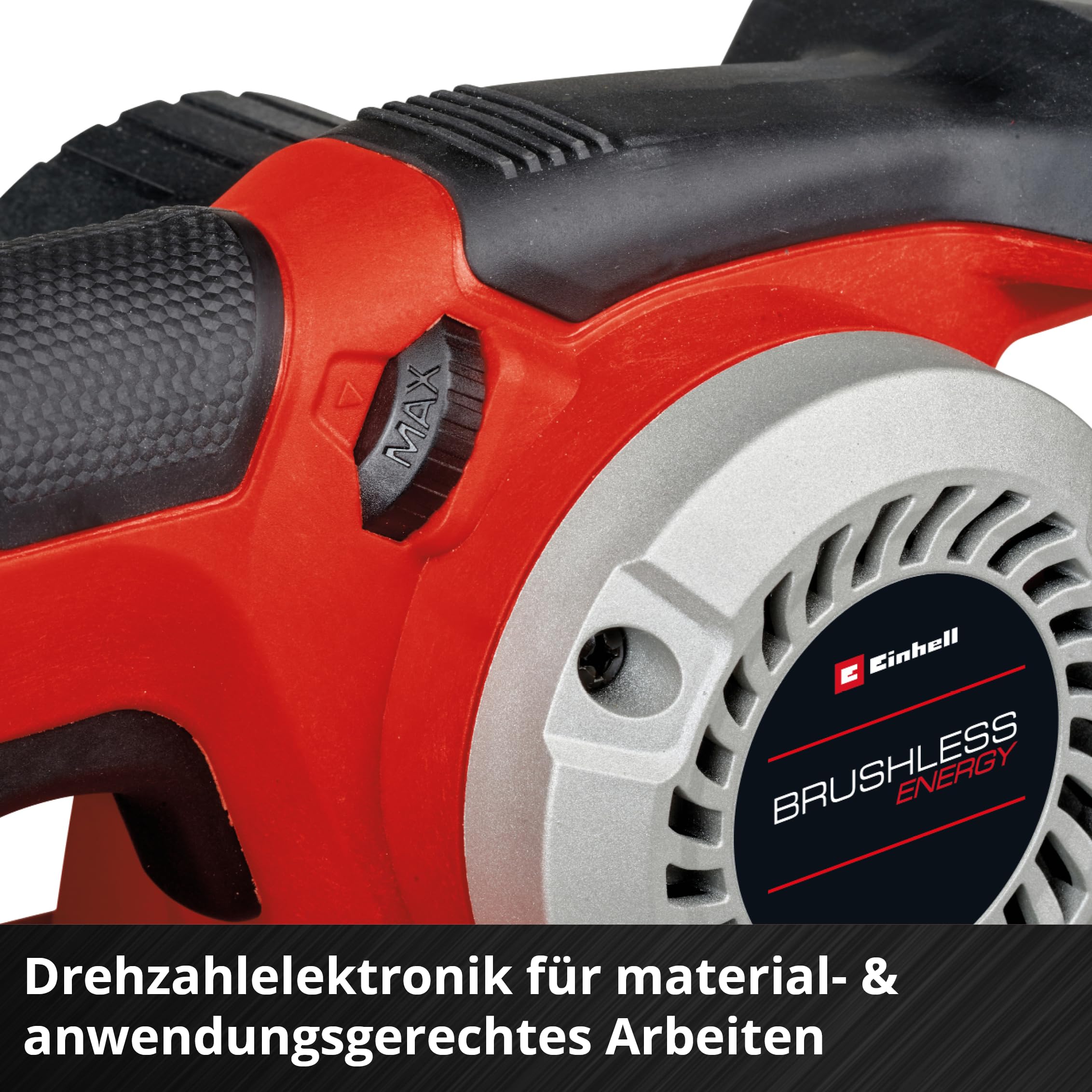 Einhell Professional Akku-Bandschleifer TP-BS 18/457 Li BL-Solo Power X-Change (18 V, Li-Ion, Brushless-Motor, inkl. 3x P80 Schleifband 457x75 mm, ohne Akku & Ladegerät)