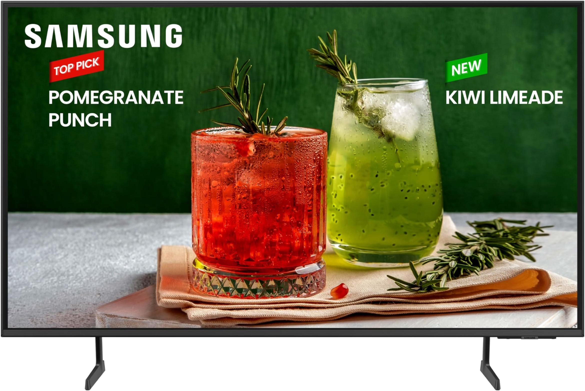 Samsung 43-Inch Class Crystal UHD 4K Bed-H Series HDR Business Pro TV w/ 3-Sided Bezel-Less Slim Design, Use for Digital Signage Displays, Commercial TV, Alexa Built-in (LH43BEDHLG, 2024 Model)
