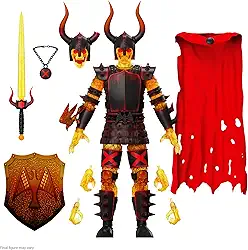 Super7 ULTIMATES! The Worst Black Falcon (Hellfire) - 7" The Worst Action Figure with Accessories Collectibles and Retro Toys