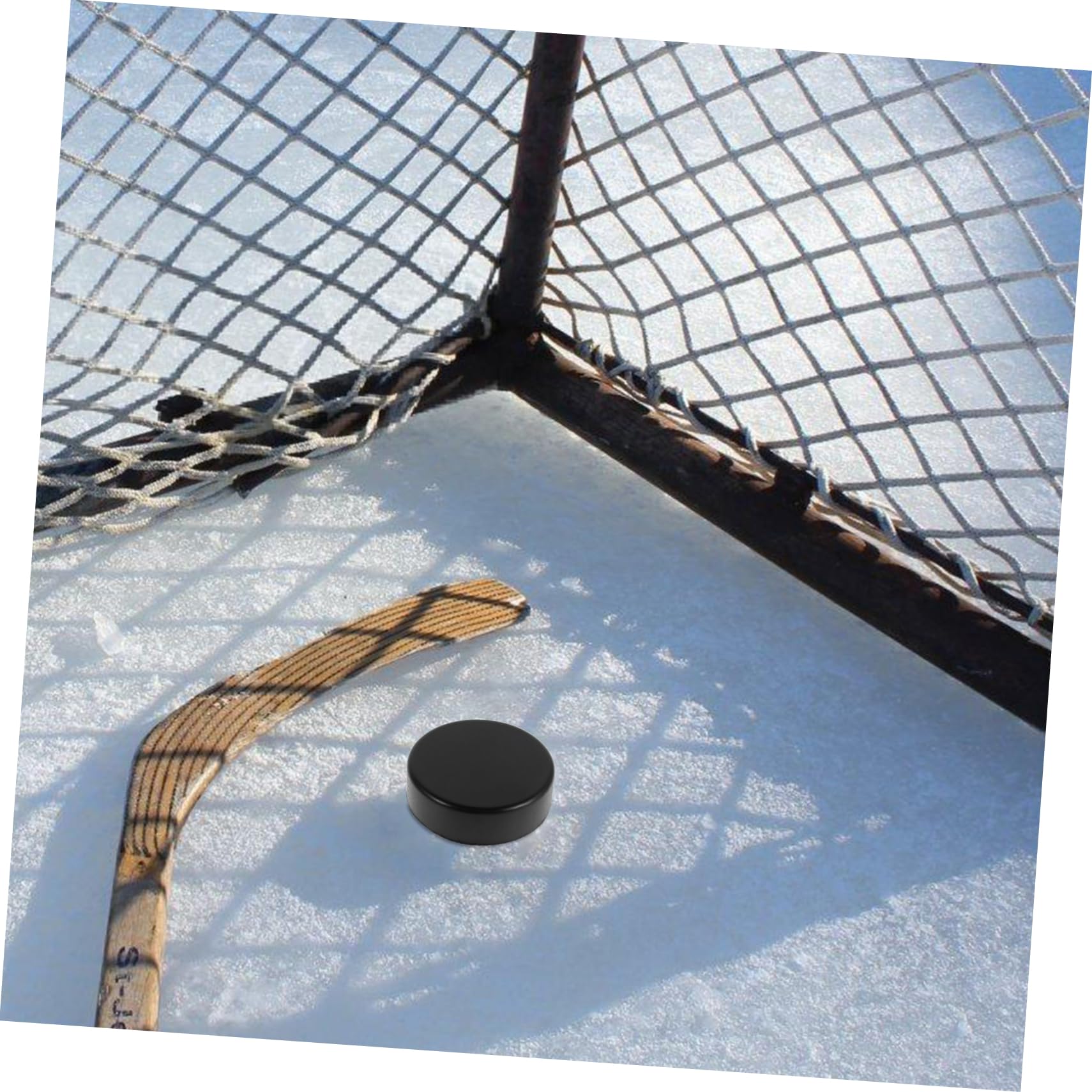 BESPORTBLE Palets de Hockey sur Glace en PU, Lot de 20, Légers et Portables, pour Entraînement et Pratique Personnelle, Noir