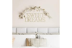 Charming Above Bed Art: Sweet Dreams Wall Décor for a Serene Sleep