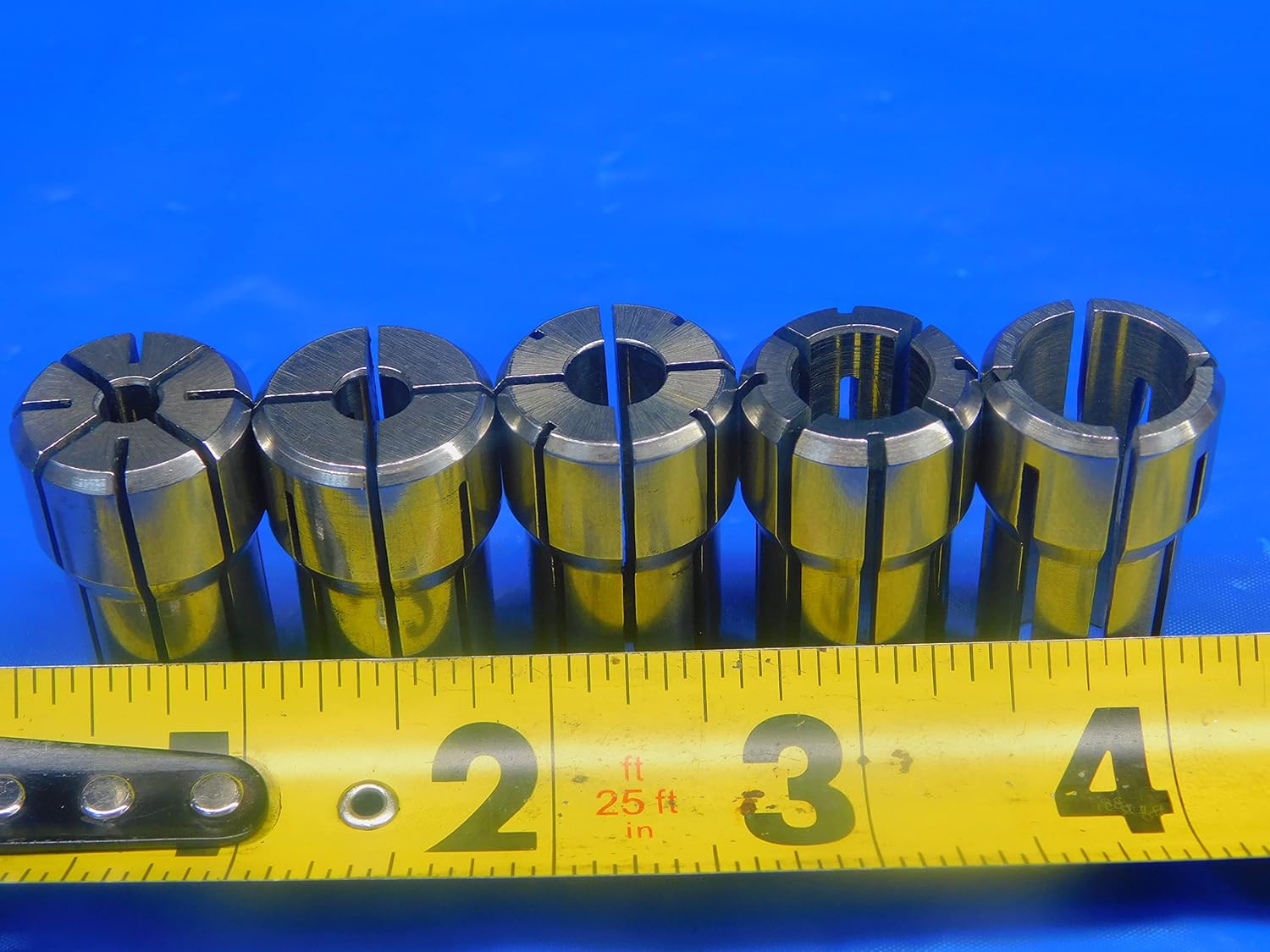 LOT of 5pcs DA100 COLLETS Sizes 3/16 15/64 5/16 7/16 9/16 NO Duplicate Set .4375 - TH1322CLN