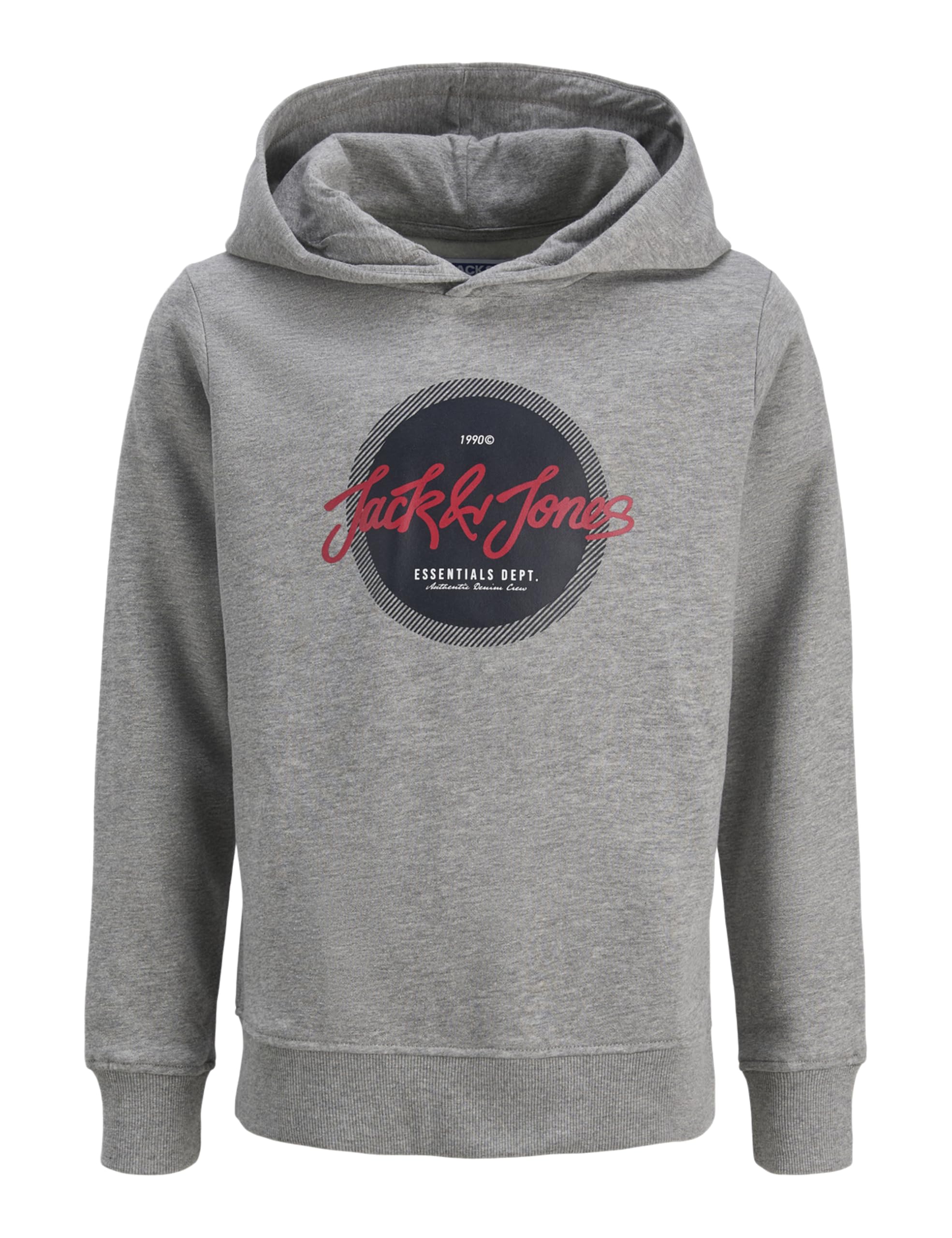 JACK & JONES Men's Jjurban Sweat Hood Jnr, Light Grey Mix, 128
