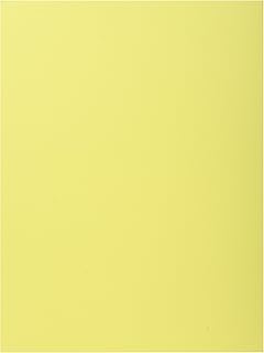 Exacompta 348005E - Lote de 100 Subcarpetas Super 180 con Solapa, Color Amarillo