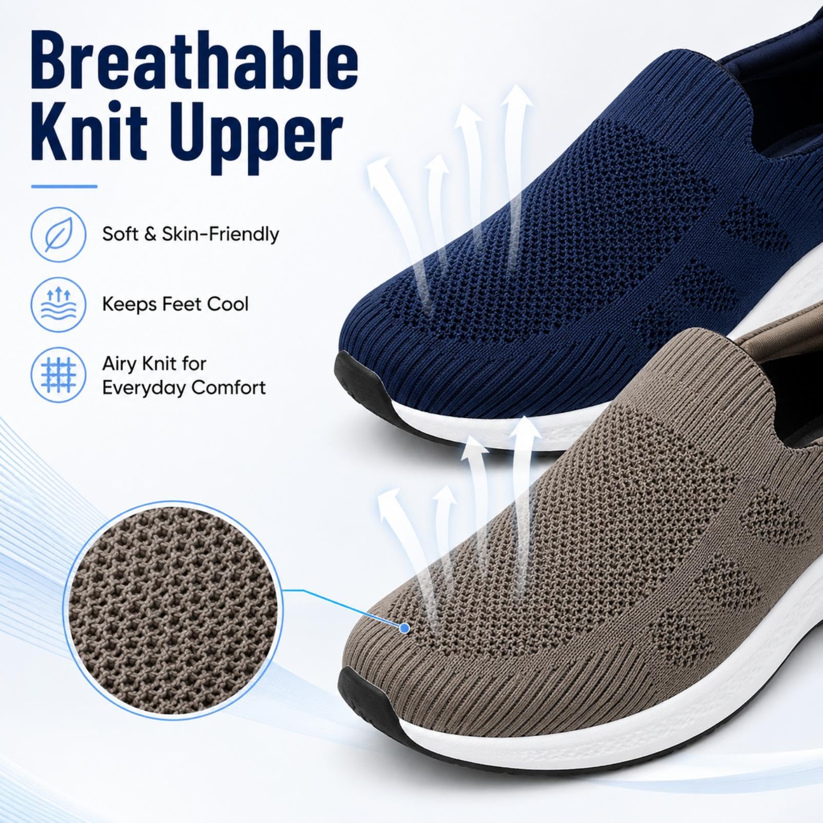 Generico Scarpe Diabetiche Uomo Donna Extra Larghe Scarpe Ortopediche