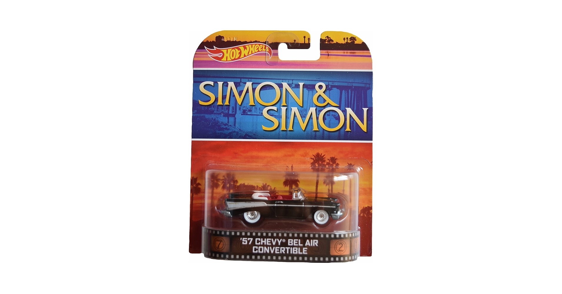 Amazon.com: Hot Wheels '57 Chevy Bel Air Convertible, [Black