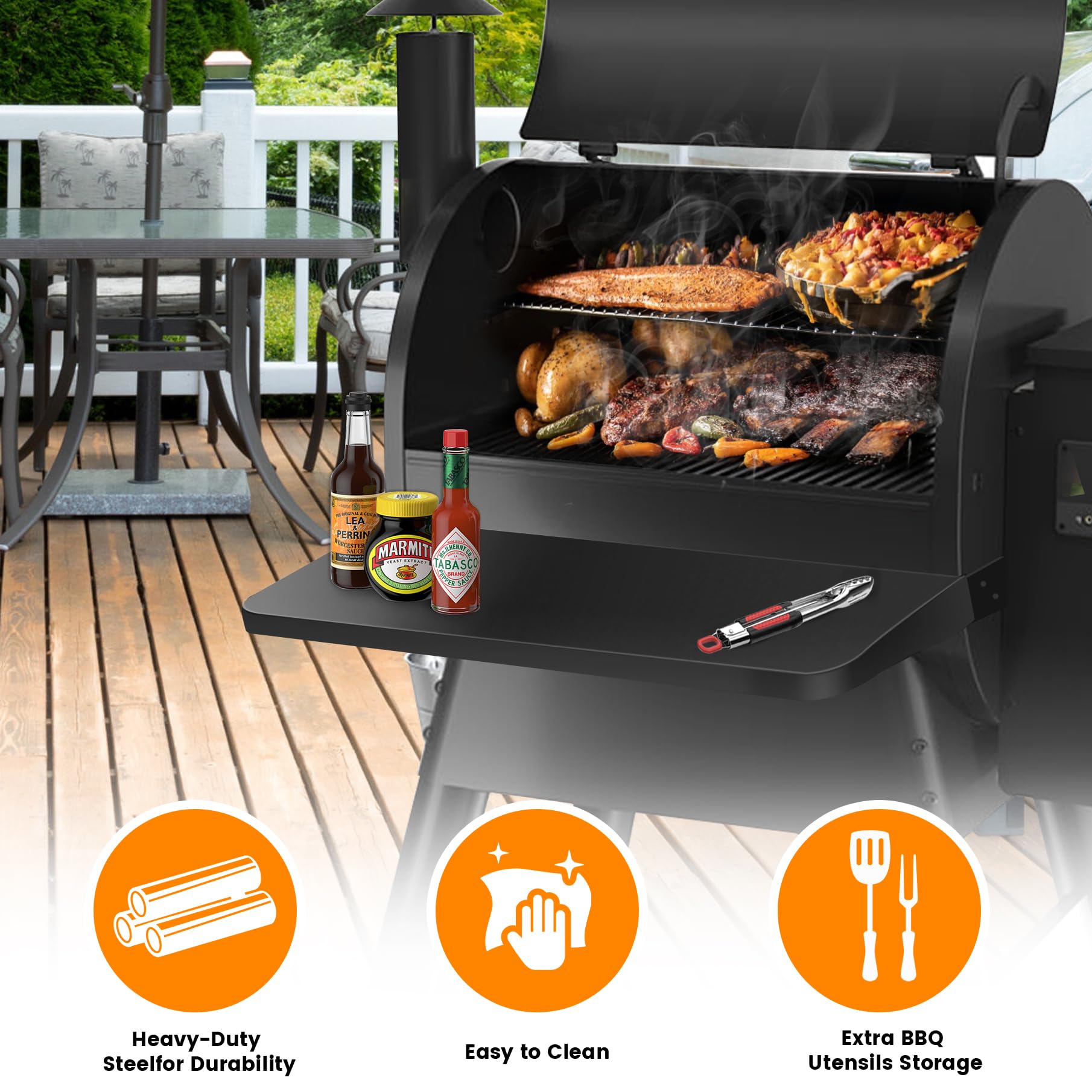 Traeger Pro 575 Folding Shelf For Traeger Pro 22, Pro 575 And