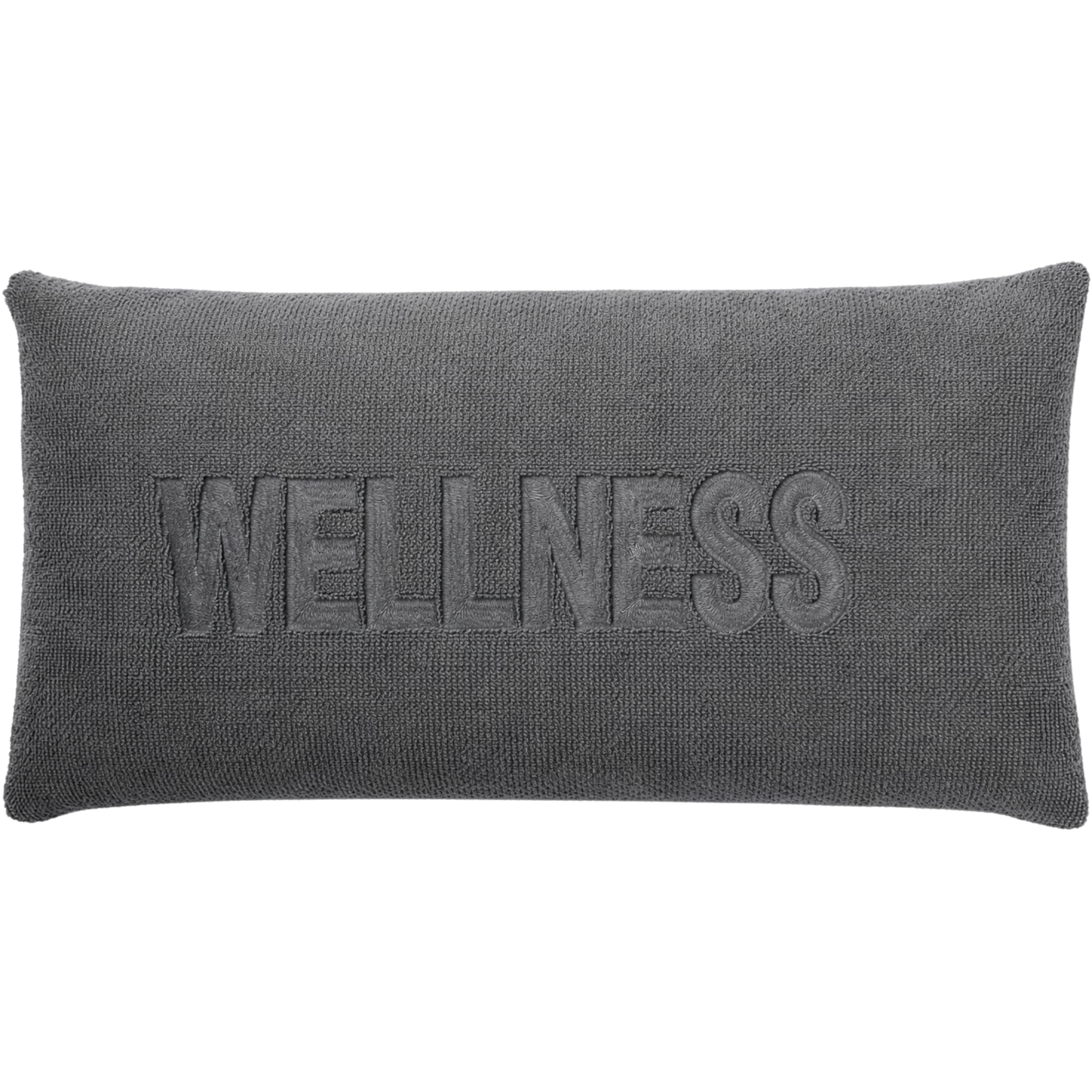 Brandsseller Cojín de bañera 40x20 cm – Reposacabezas y cojín Cervical de Bienestar con ventosas para bañera, Acolchado y cómodo, Lavable con Cremallera – Antracita