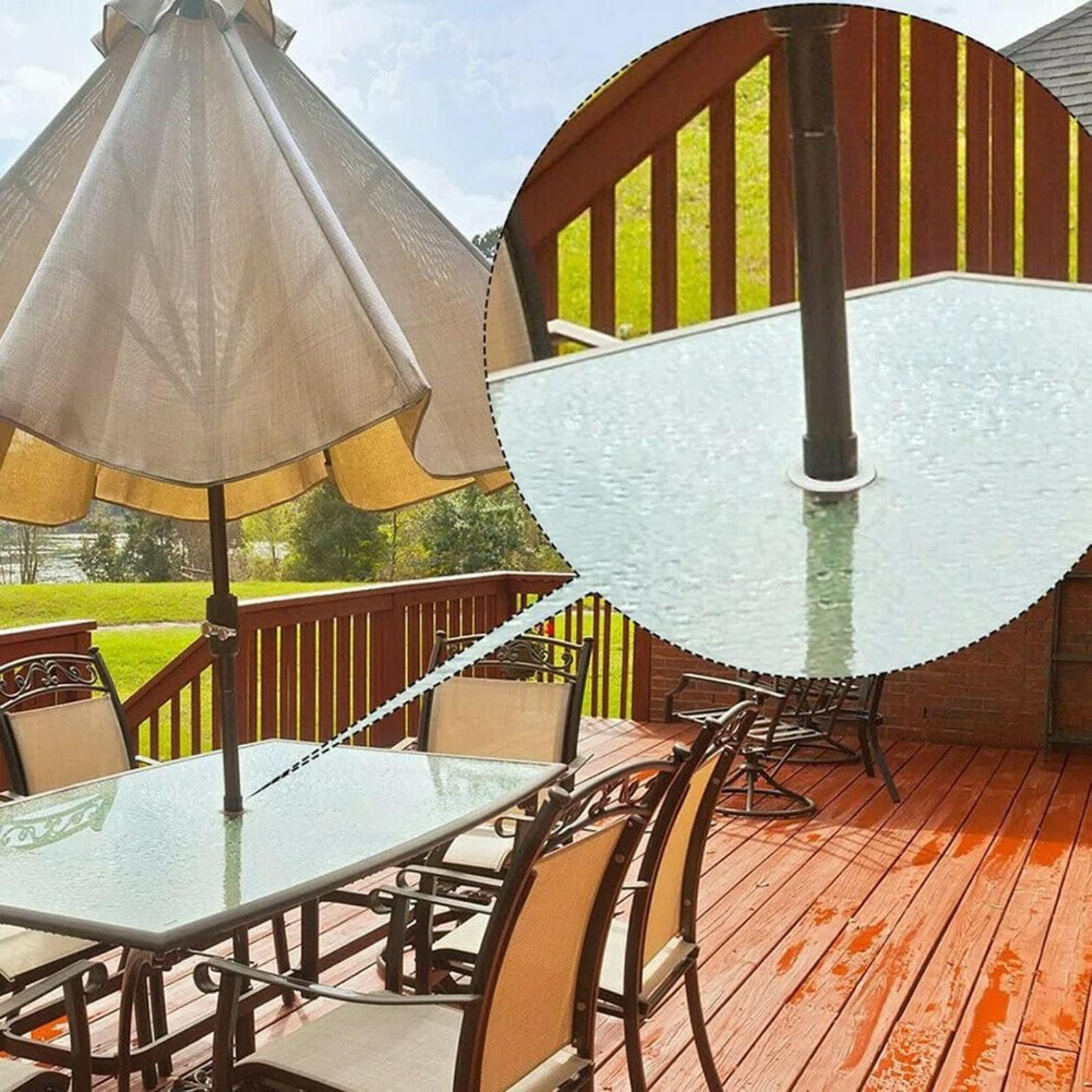 campingtisch mit loch für sonnenschirm 5-teiliges Sonnenschirm-Tisch-Einsatz, 5,1 cm, Kunststoff, Terrasse, Gartentisch, Sonnenschirm, Loch, Ringkappen, Set Glas, Outdoor, Garten, Colour:Matte Khaki Black Year_2017_Make_Ram_Model_1500_Engine_3.0L Diesel Faltbarer Helm von Carrera