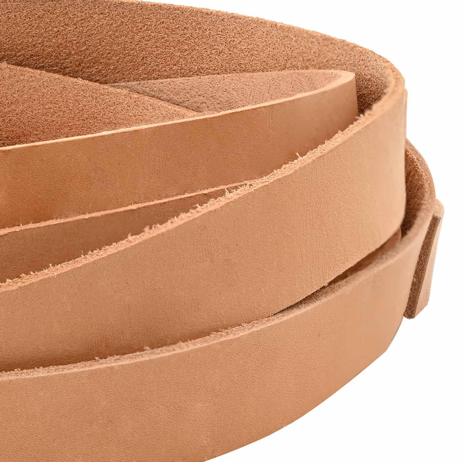 Lederriemen 1 Hellbraun 1000 x 1 cm Lederband