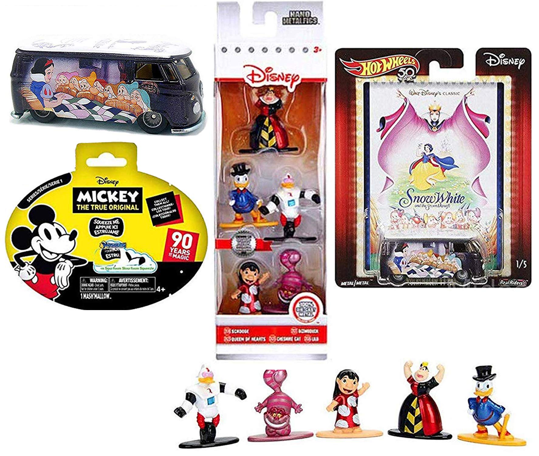 Hot Wheels 7 Dwarves Snow White Disney 