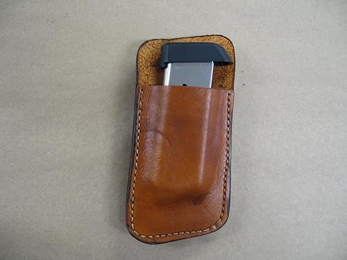 AMT Backup 380 Clip De Cuero En OWB Cinturón Revista Mag Bolsa CCW - TAN USA