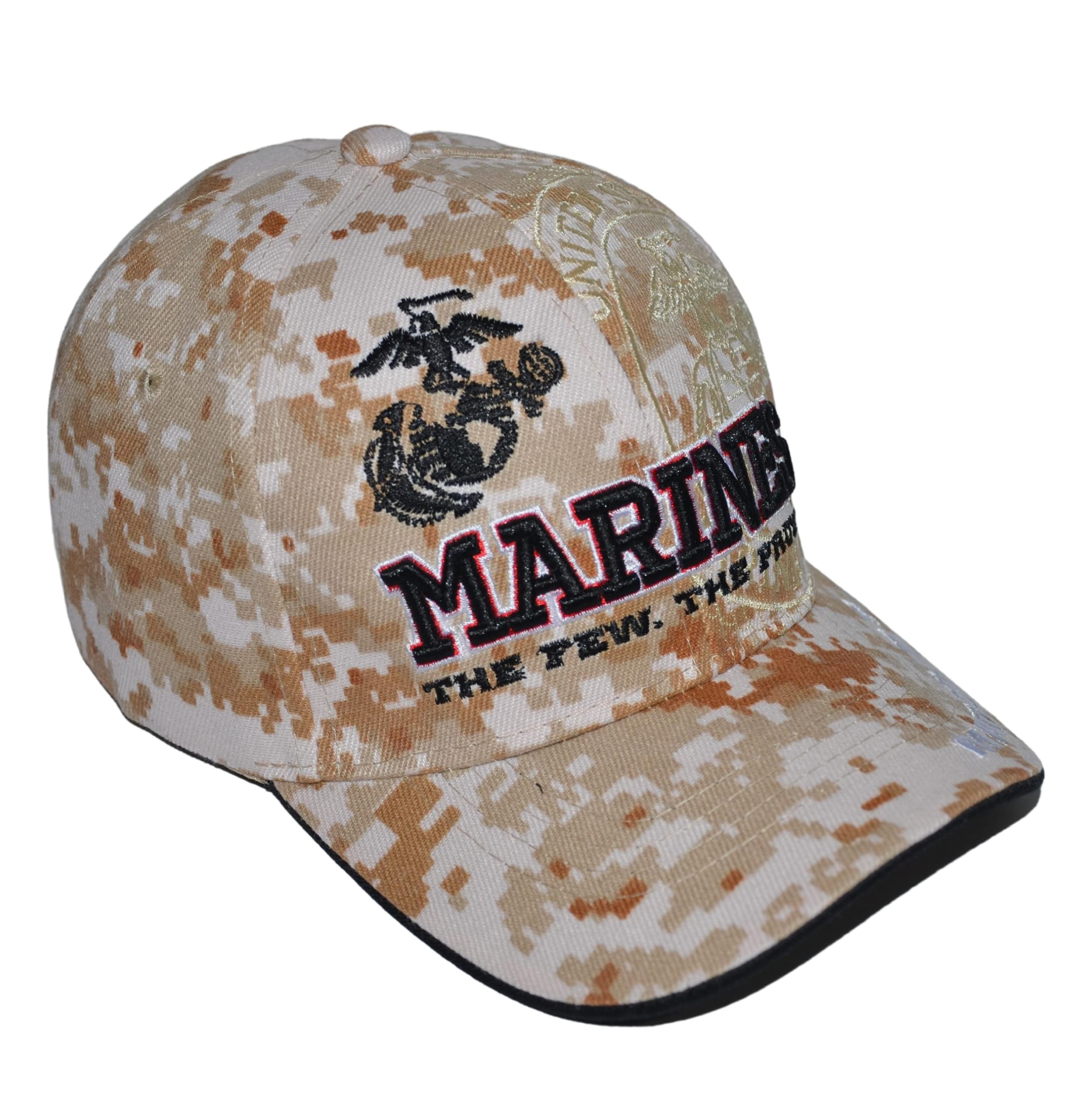 US Marine Hat Official Licensed Military Cap, Unisex Armed Forces Baseball Hat