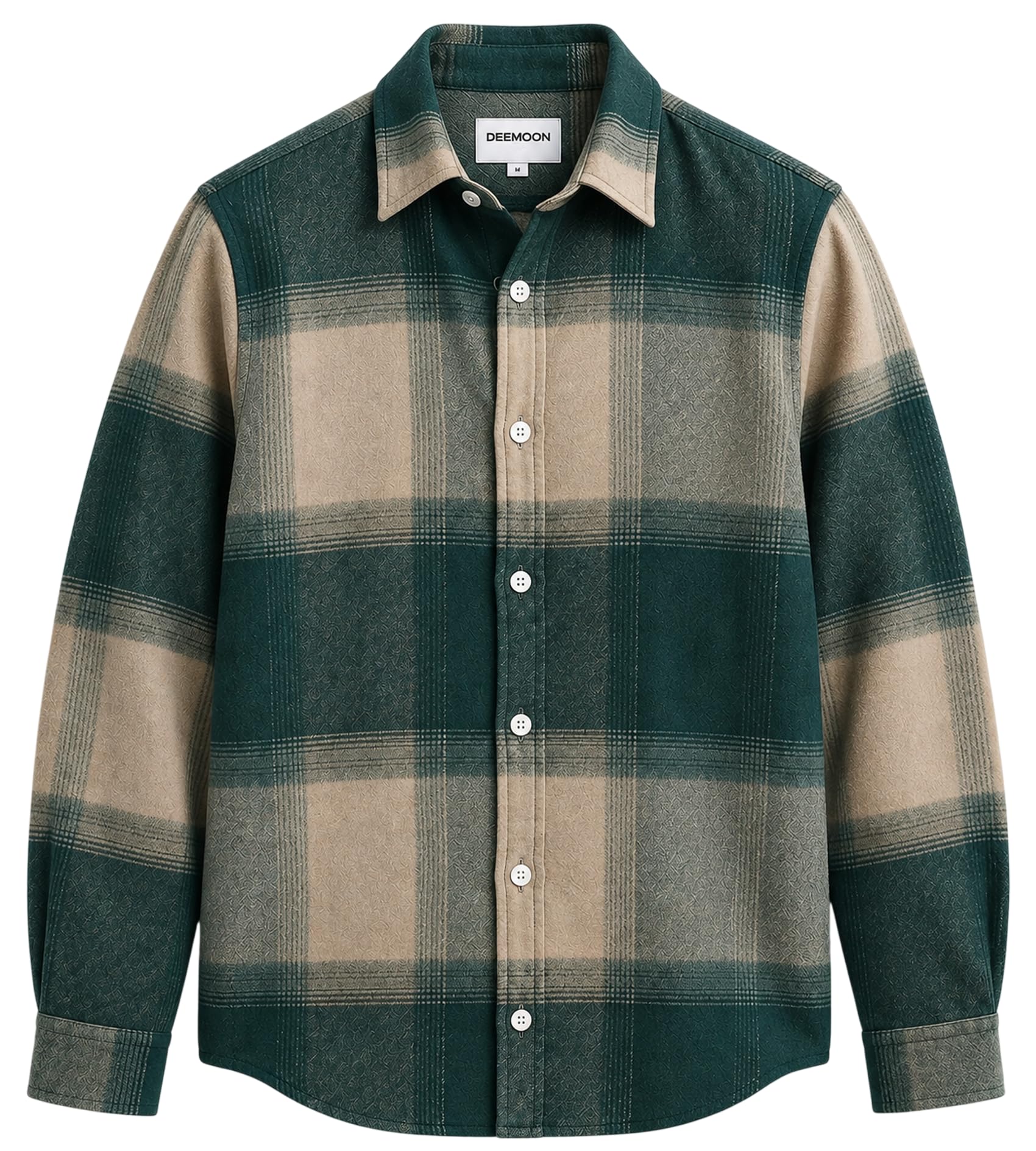 Men's Premium Cotton Blend Printed Checkered Shirt | Full Sleeve Plaid Casual Button-Down Shirt | Soft & Comfortable Regular Fit | Office, Travel & Everyday Wear