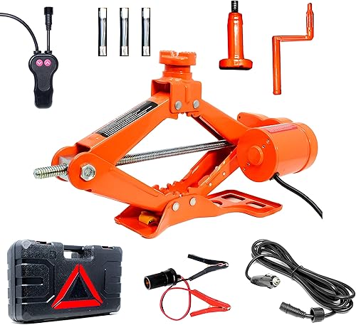 VViViD Gato eléctrico de 3 toneladas (elevador de tijera) y estuche de transporte