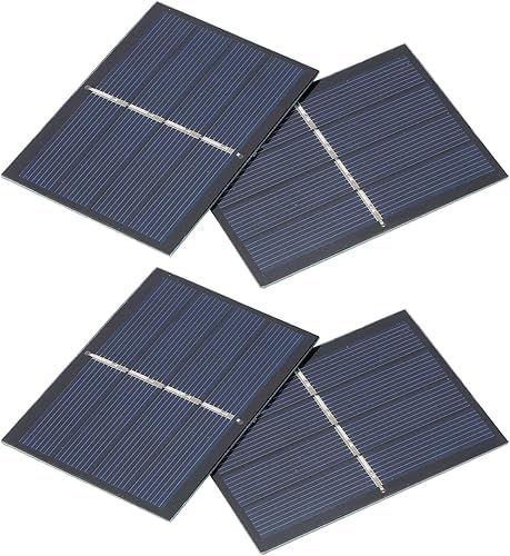Miniatura 8 de knitting machine 4Pcs 0.65W 2V DIY Stable Performance Solar Panel Module System for Solar Toy Light Battery Charging 60x80mm