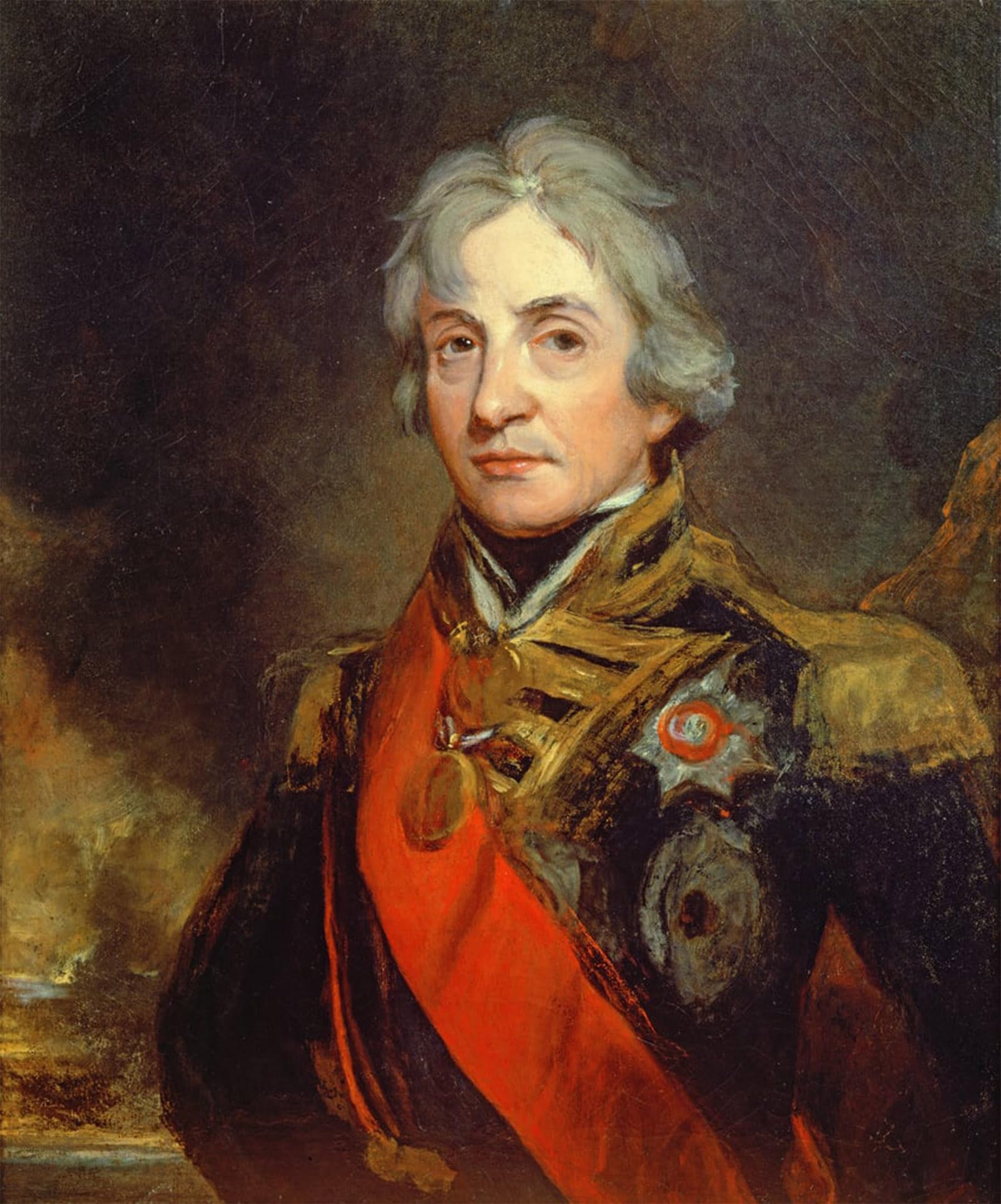 SERENDIPITP Abstract Painting Mural Print Picture Wall Decor Painting Lord Nelson by Hoppner Vintage Wall Artwork for Home Decor 60x90cm