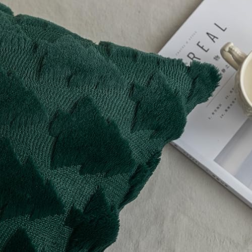 Miniatura 3 de SHITURRE Juego de 2 fundas de almohada decorativas para árbol de Navidad, fundas de almohada suaves y esponjosas para decoración del hogar, fundas