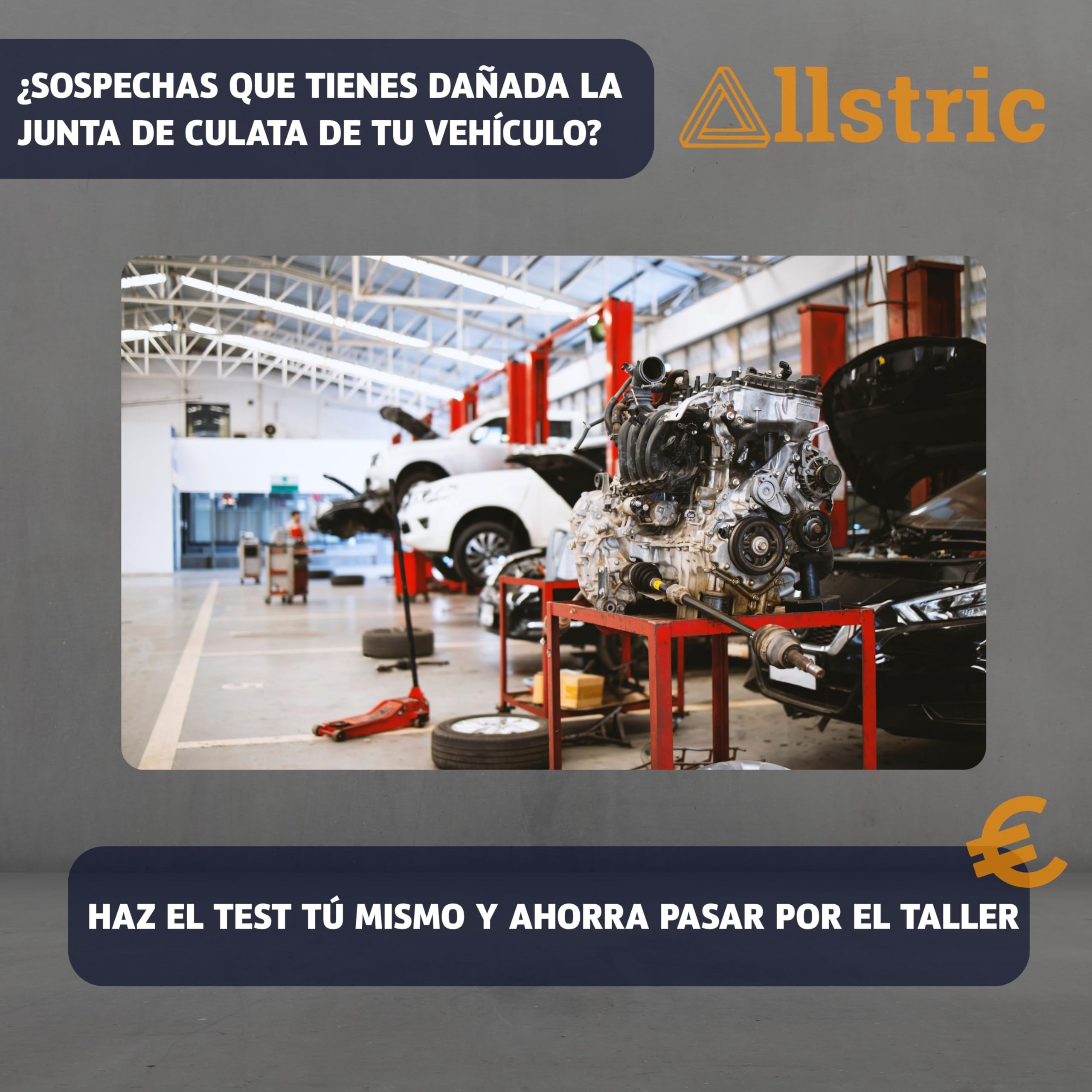Detector de Culata CO2 | Comprobador Junta Culata para Coche y Motores | Kit Universal con 50 Pruebas | Block Tester para Fugas de Refrigerante y Analizador de Gases del Motor