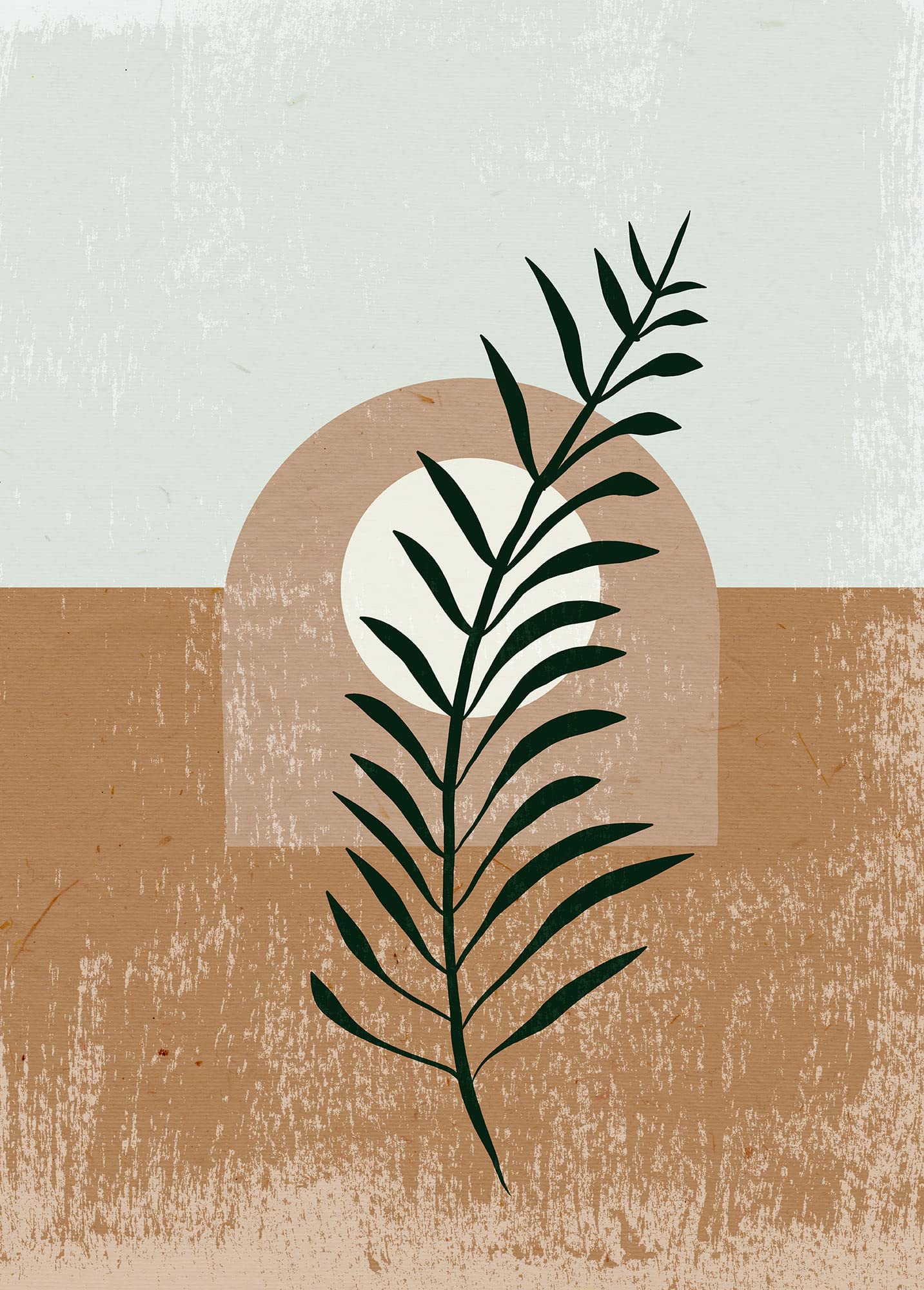 Komar Wandbild - Silence Full Moon - 50 x 70 cm