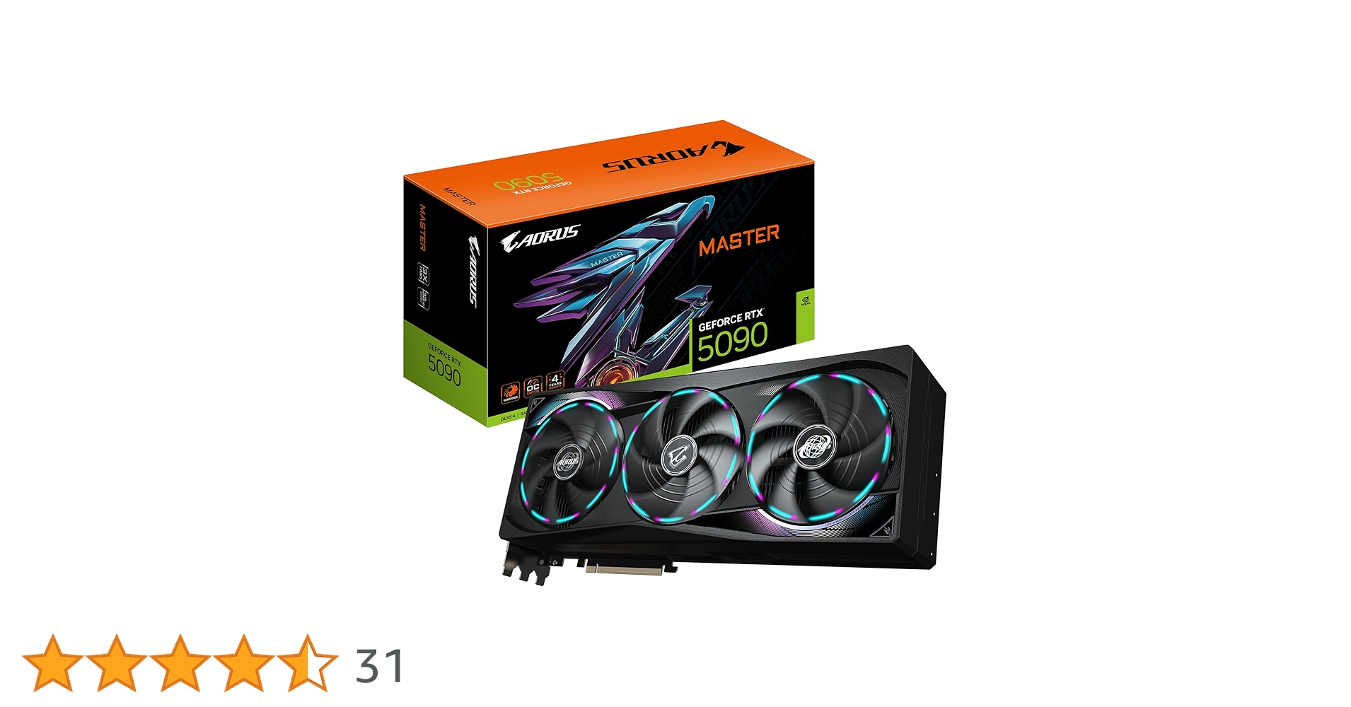Amazon | Gigabyte AORUS GeForce RTX 5090 Master 32G グラフィック