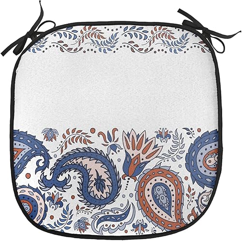 Miniatura 105 de Lunarable Cojín retro para silla, mujer con cabello, letrero de victoria con burbujas de discurso, inspirado en arte pop, acolchado de asiento para