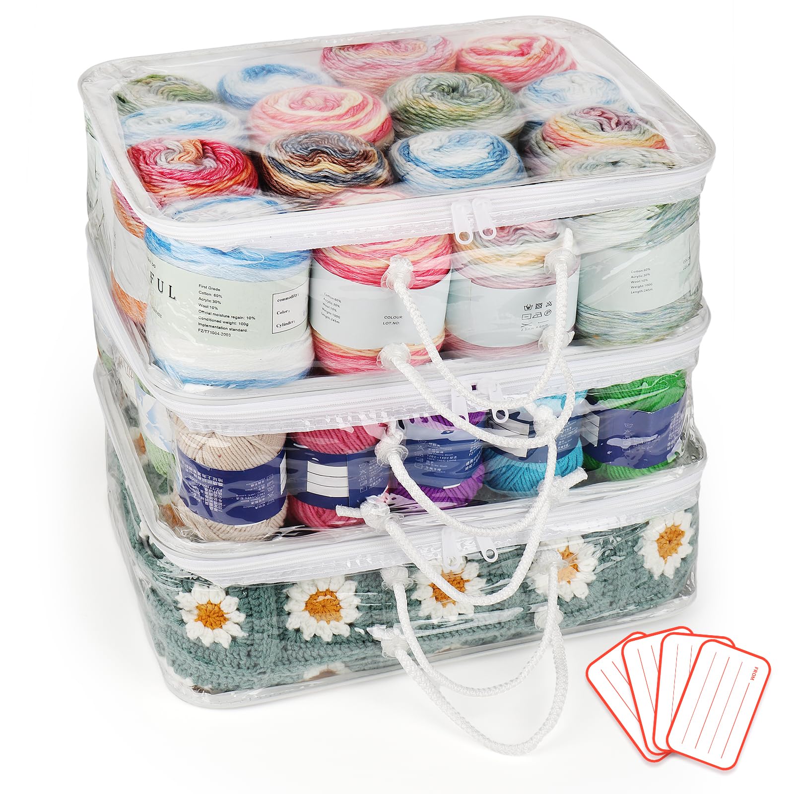 Rangement de fil portable Coopay pour tricoter au salon ou en voyage