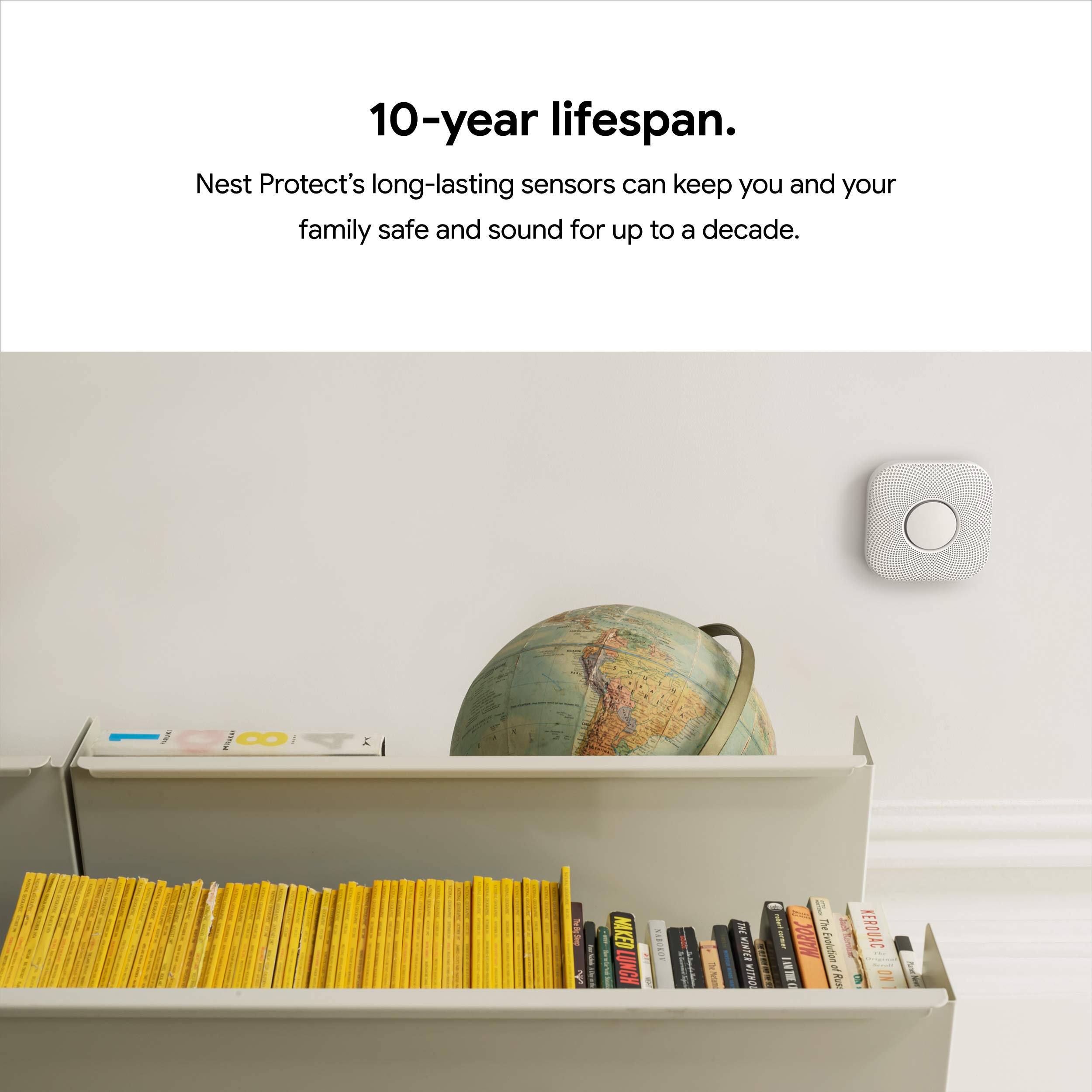Google S3003LWES Nest Protect Alarm Smoke Carbon Monoxide Detector 1 Google S3003LWES Nest Protect Alarm Smoke Carbon Monoxide Detector 1