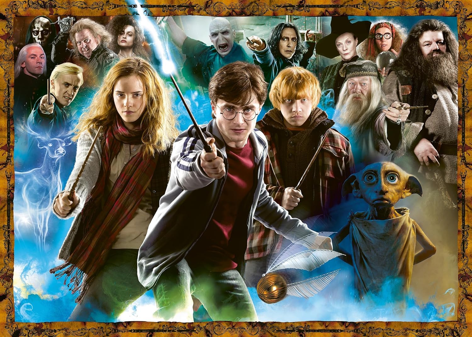 Ravensburger - Puzzle 1000 Pezzi Harry Potter | Puzzle Harry Potter 1000 Pezzi Per Adulti E Bambini Con Una Misura Di 70x50 Cm | Regalo Per Adulti E Bambini Da 14 Anni E Più