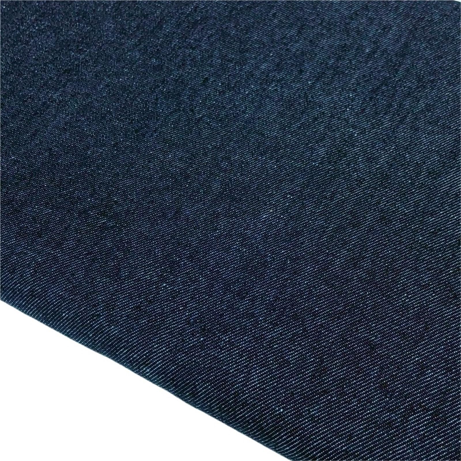Tela Vaquera De AlgodóN Tela vaquera fina lisa por metro for pantalones vaqueros, chaquetas, ropa, bolsa de equipaje, tela costura artesanal, cómoda, azul, gris y rosa Tela De Costura(Dark blue)